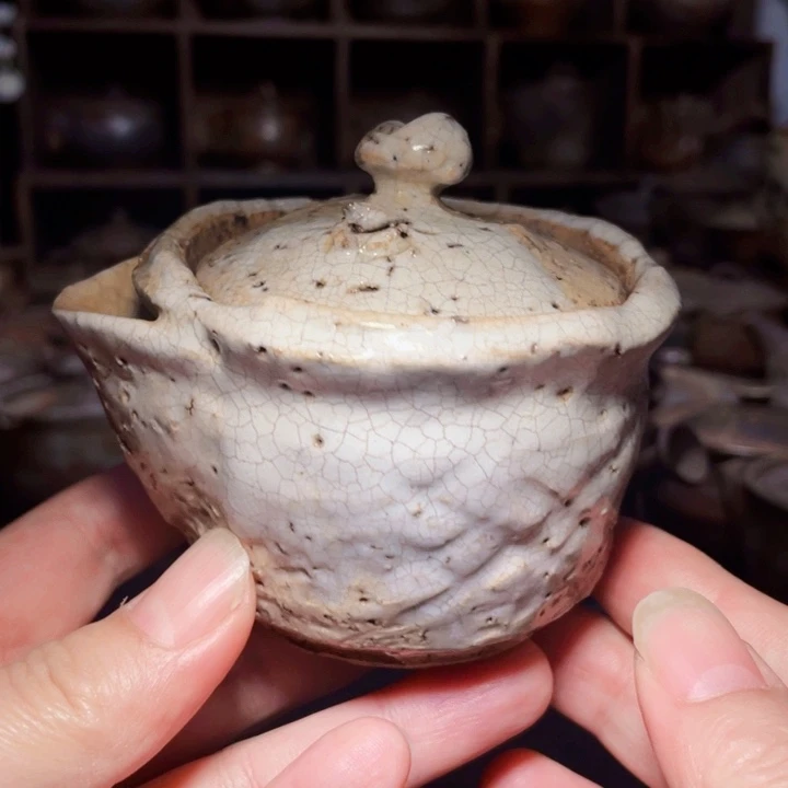 萩烧三伦休雪宝瓶原盒