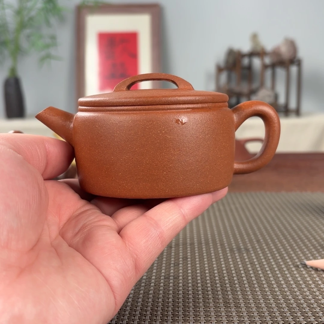 紫砂茶壶黄龙山原矿紫砂壶200