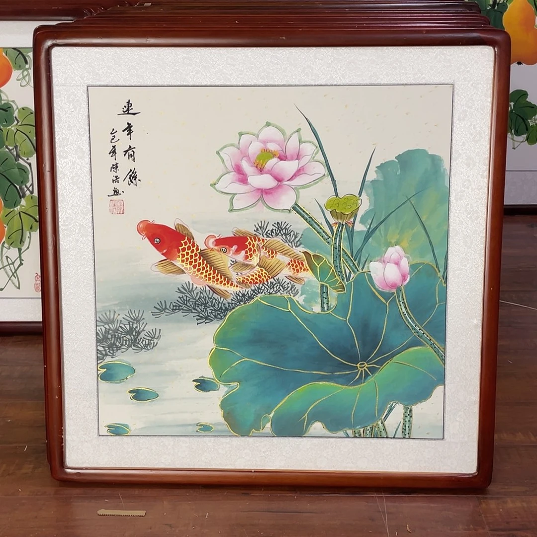 国画带框尺寸63*63厘米