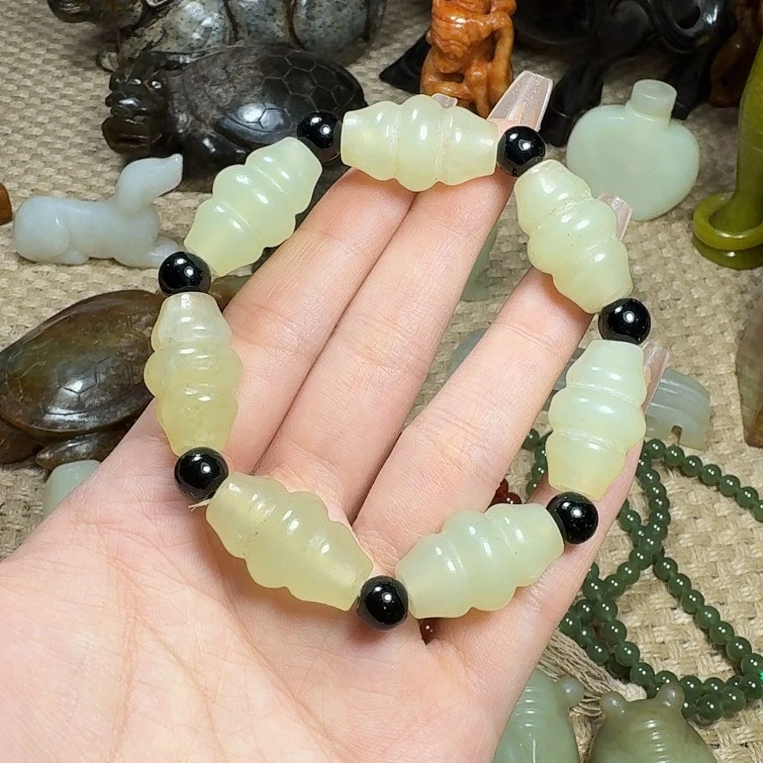 白玉菩提吊坠挂件