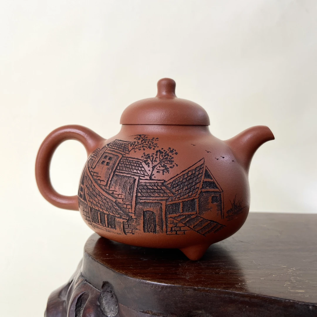 宜兴手工紫砂陶 （实力派）茶壶GS4067-6