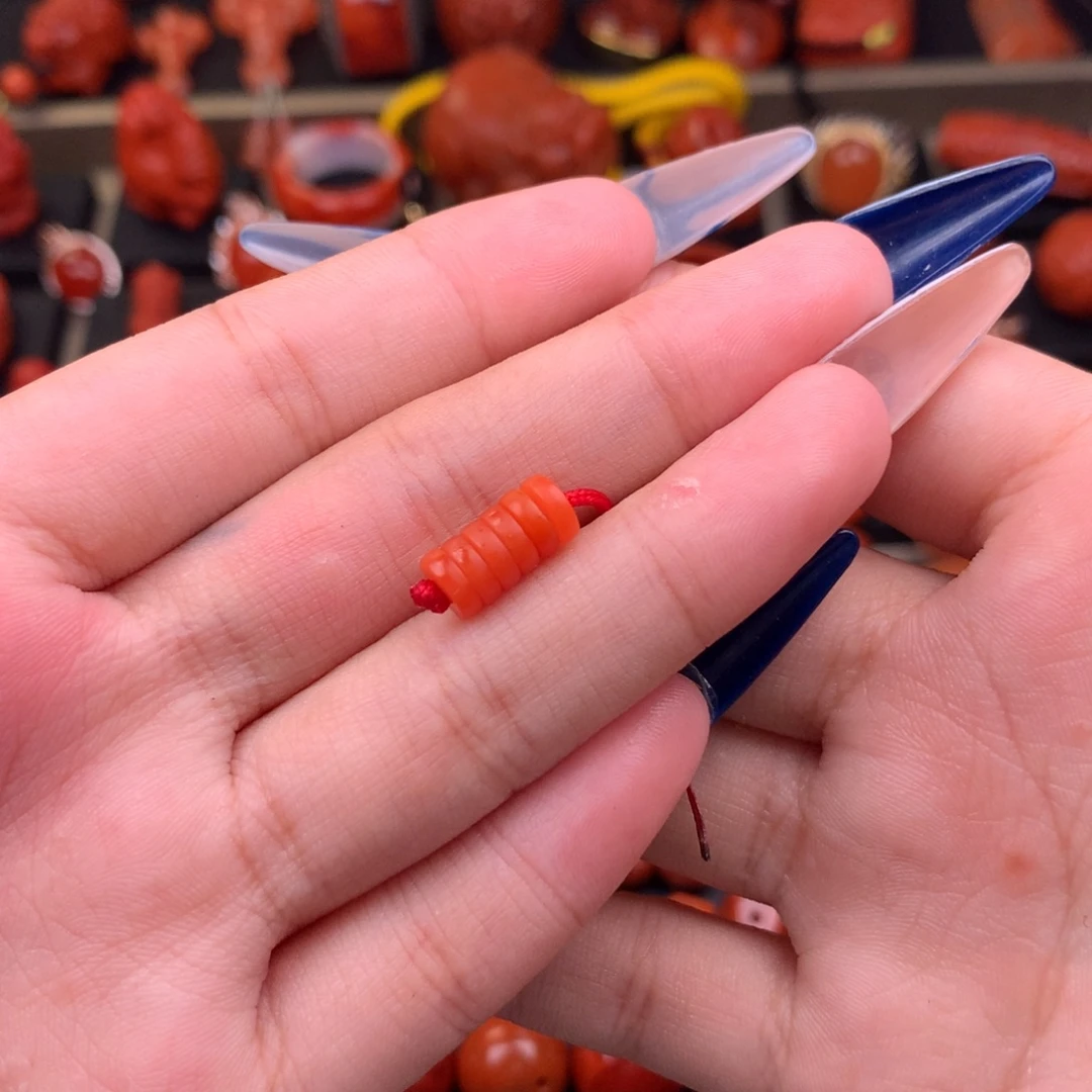 南红玛瑙未镶嵌精工直切隔片5+