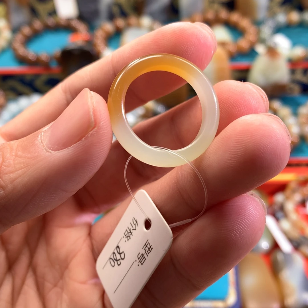 和田玉（糖玉）未镶嵌手链内径19.5