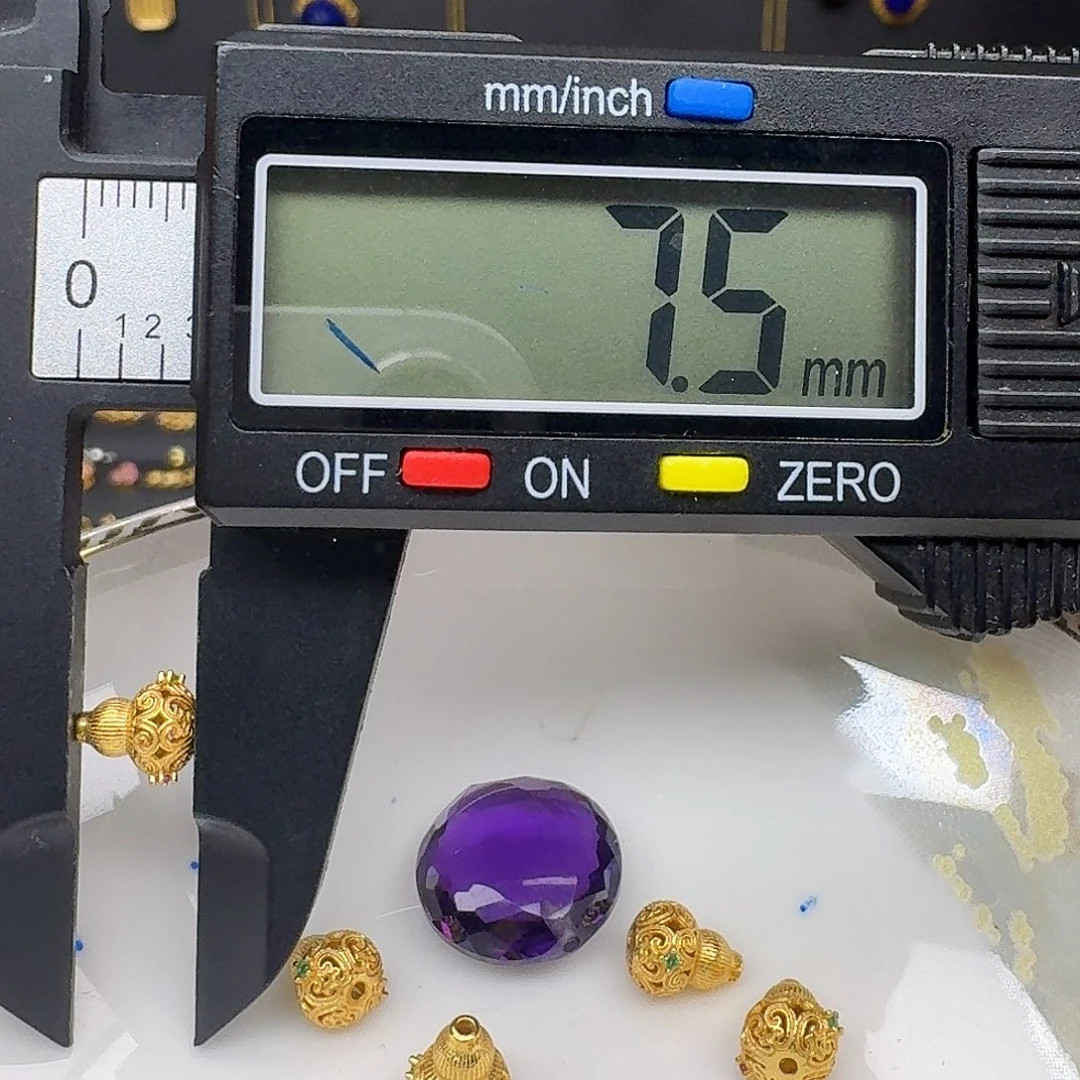 紫晶银S925镶嵌颈饰紫水晶925镶嵌43