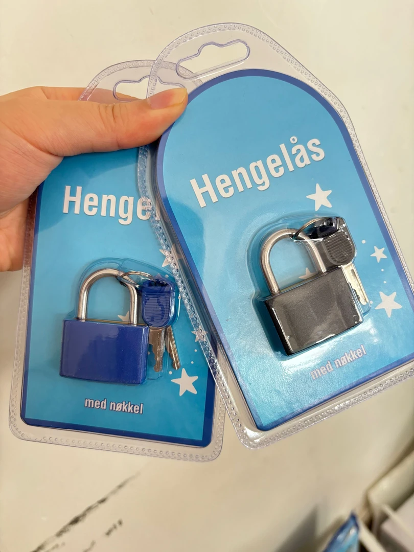 彩色通用挂锁书柜子抽屉锁