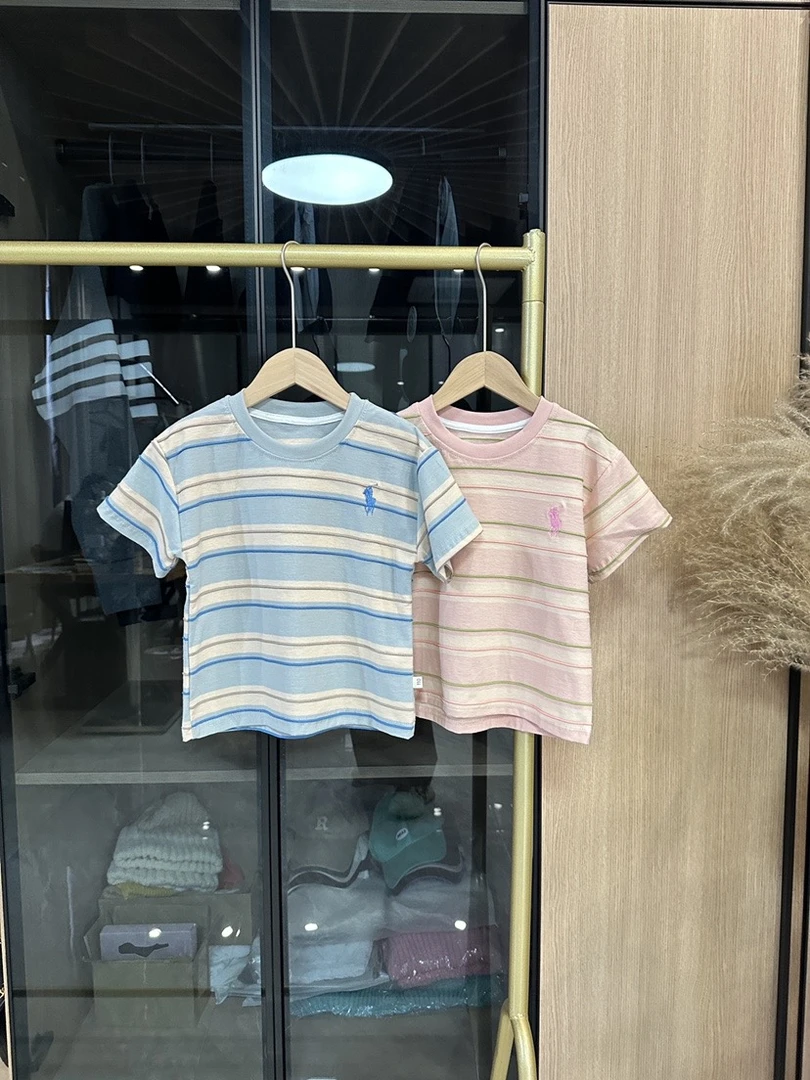 2025夏季新款儿童纯棉吸汗透气时尚休闲中大童T恤