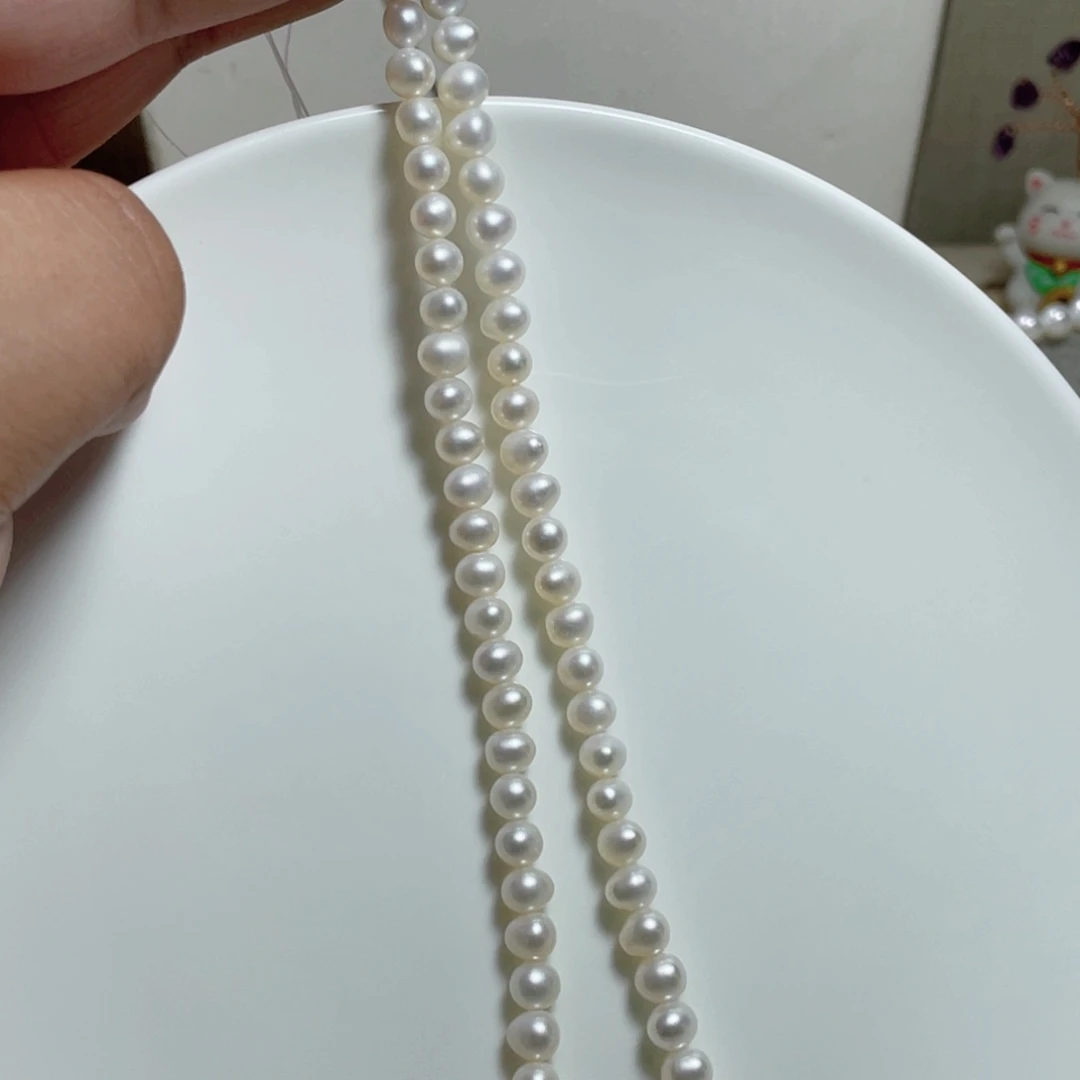 淡水珍珠14K金镶嵌颈饰