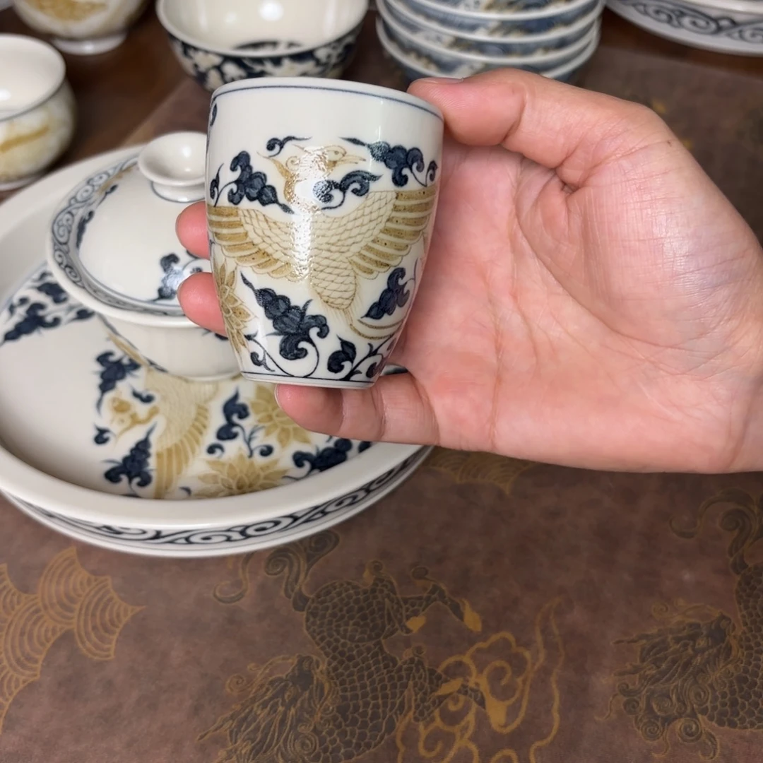 摆件景德镇手绘茶器