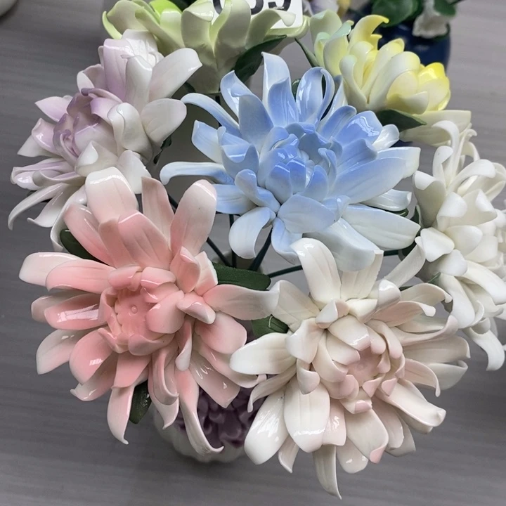 陶瓷陶瓷材料加工菊花