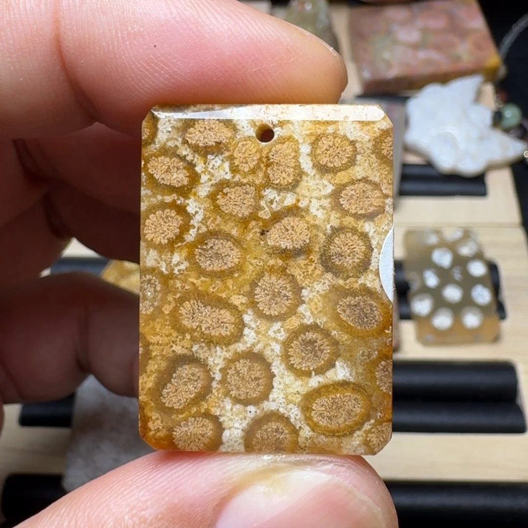 未镶嵌纯天然色有机玉石保真色硅化玉