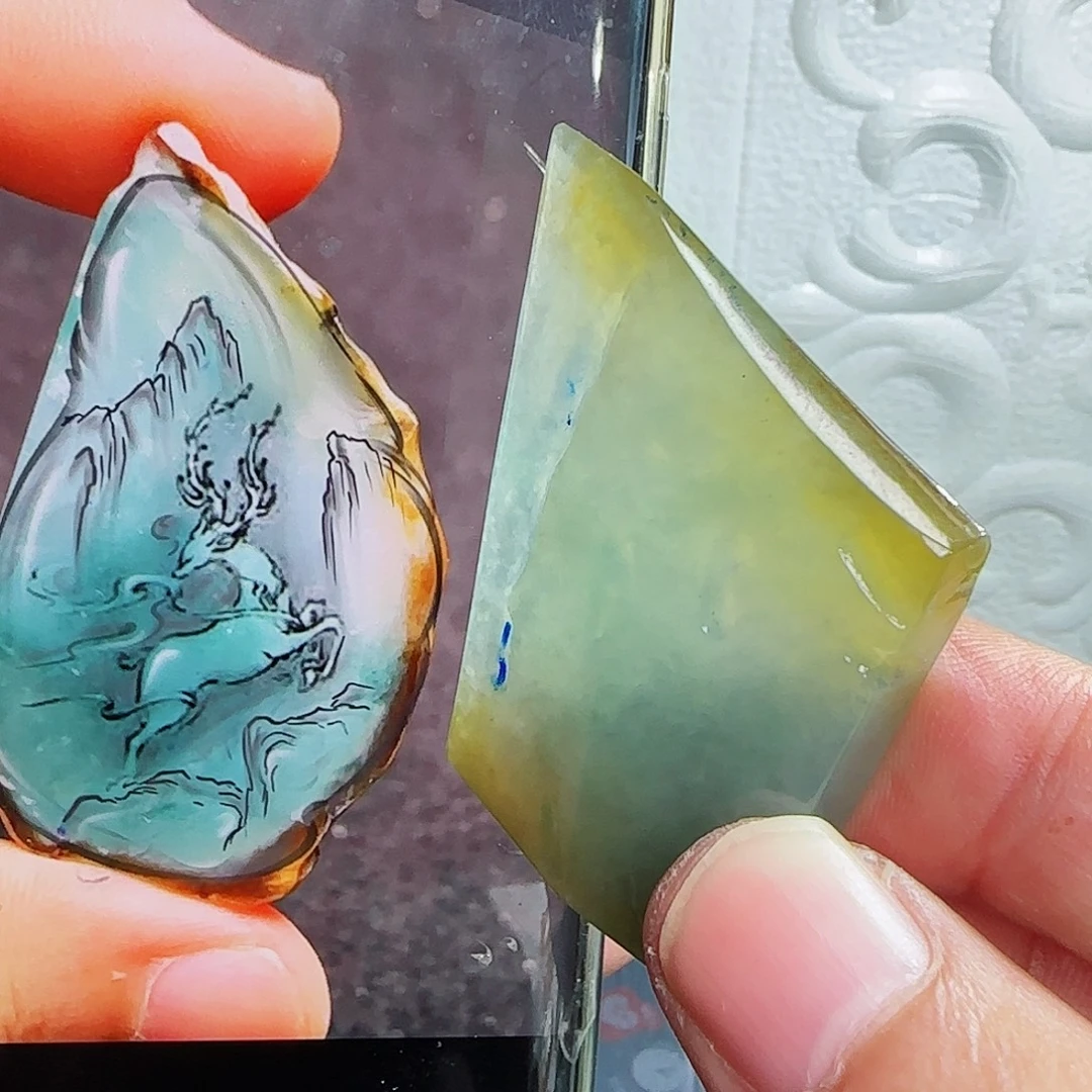 未镶嵌定制翡翠缅甸天然A货翡翠含老师工艺