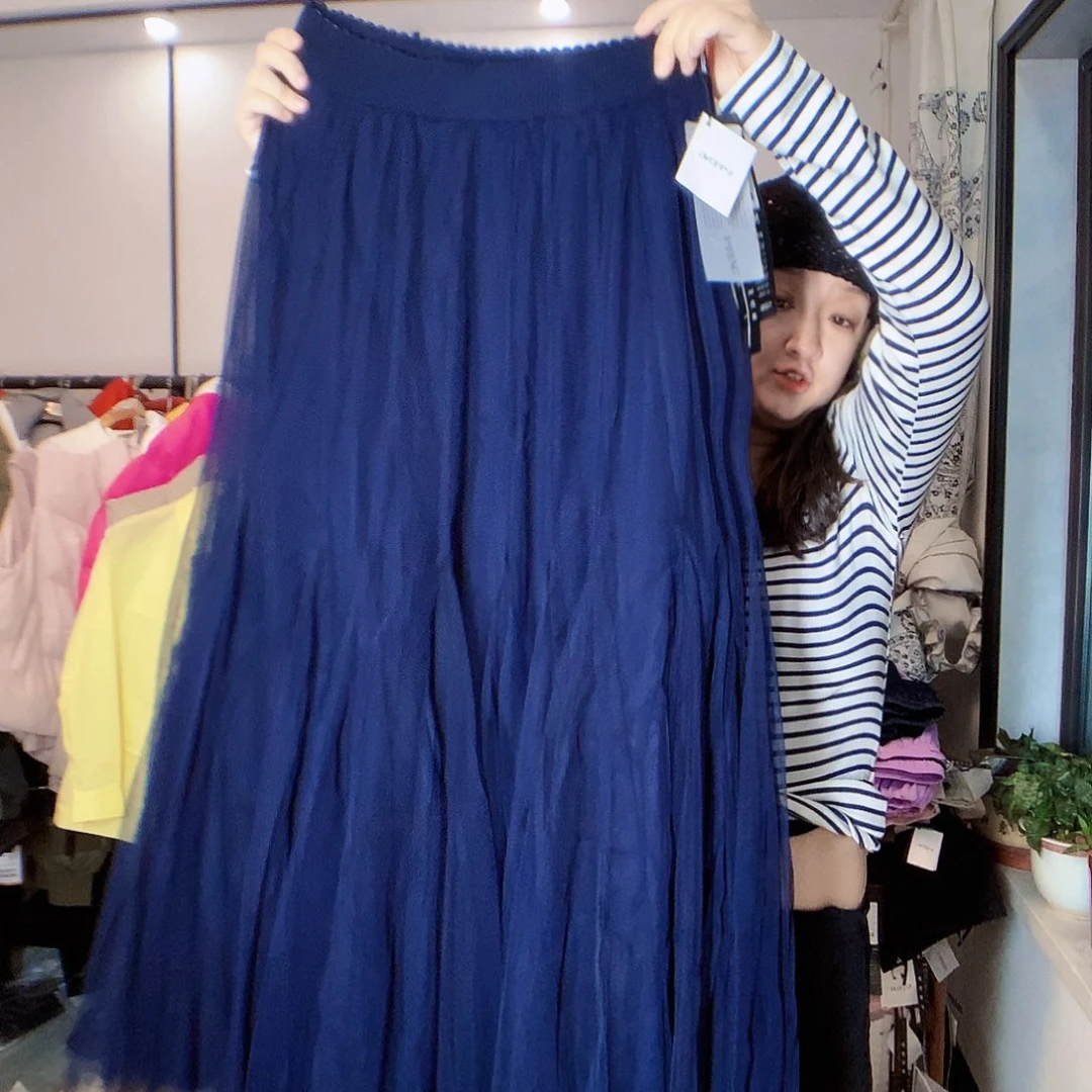 【闪购商品】蓝色裙