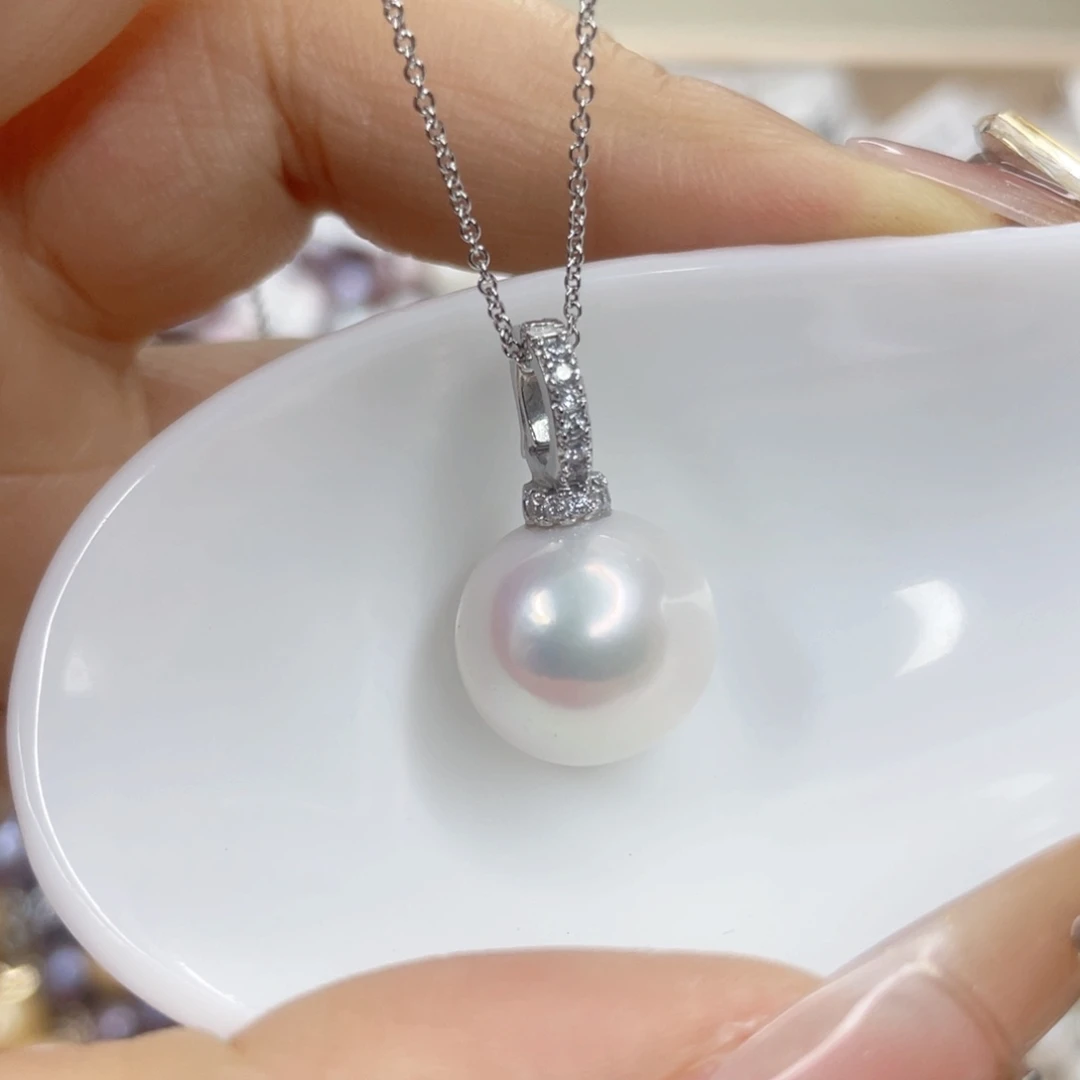 淡水珍珠未镶嵌吊坠(赠链)