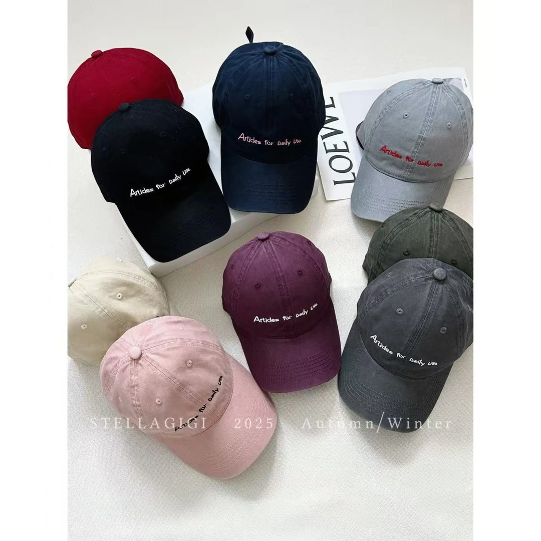 SG / 杨依姗 AW字母刺绣韩系百搭软顶棒球帽MZ-20251355