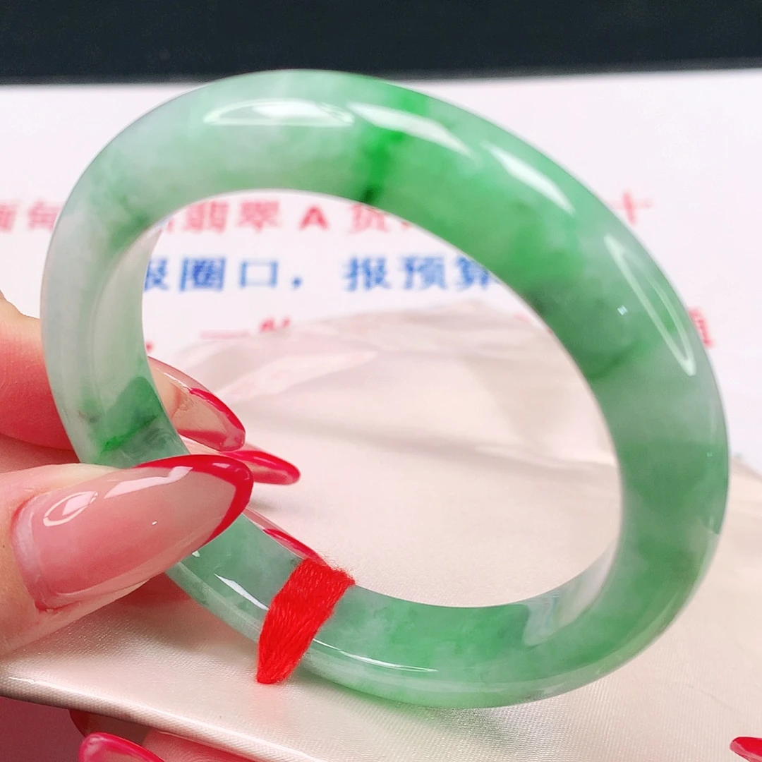 翡翠未镶嵌手镯天然翡翠1375