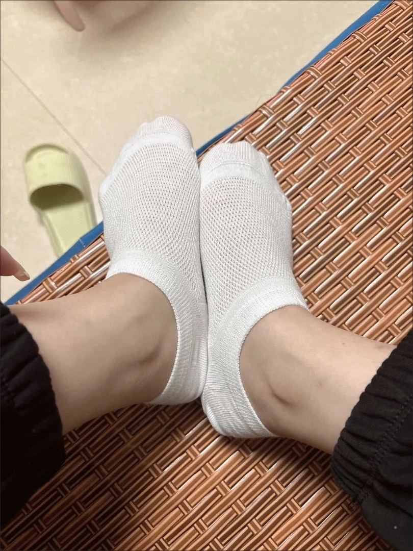 纯棉短袜女士夏季短袜吸汗透气薄款（默认微瑕）