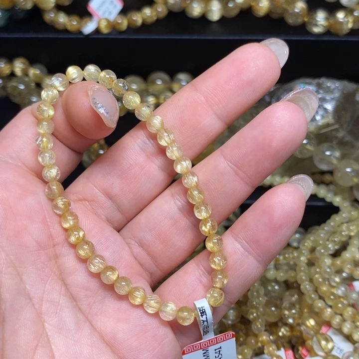 未镶嵌手链水晶清**兮天然发晶