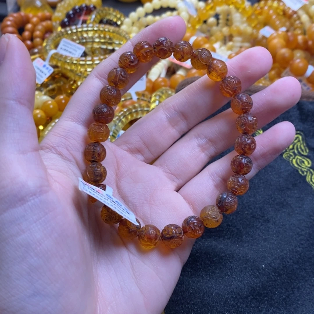 琥珀未镶嵌珠宝奇石