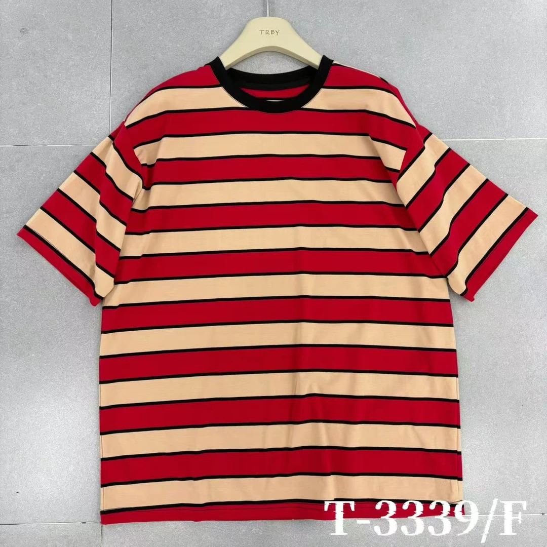 T3339【PINGJIE】2025高货时尚宽松休闲潮流舒适百搭洋气短袖