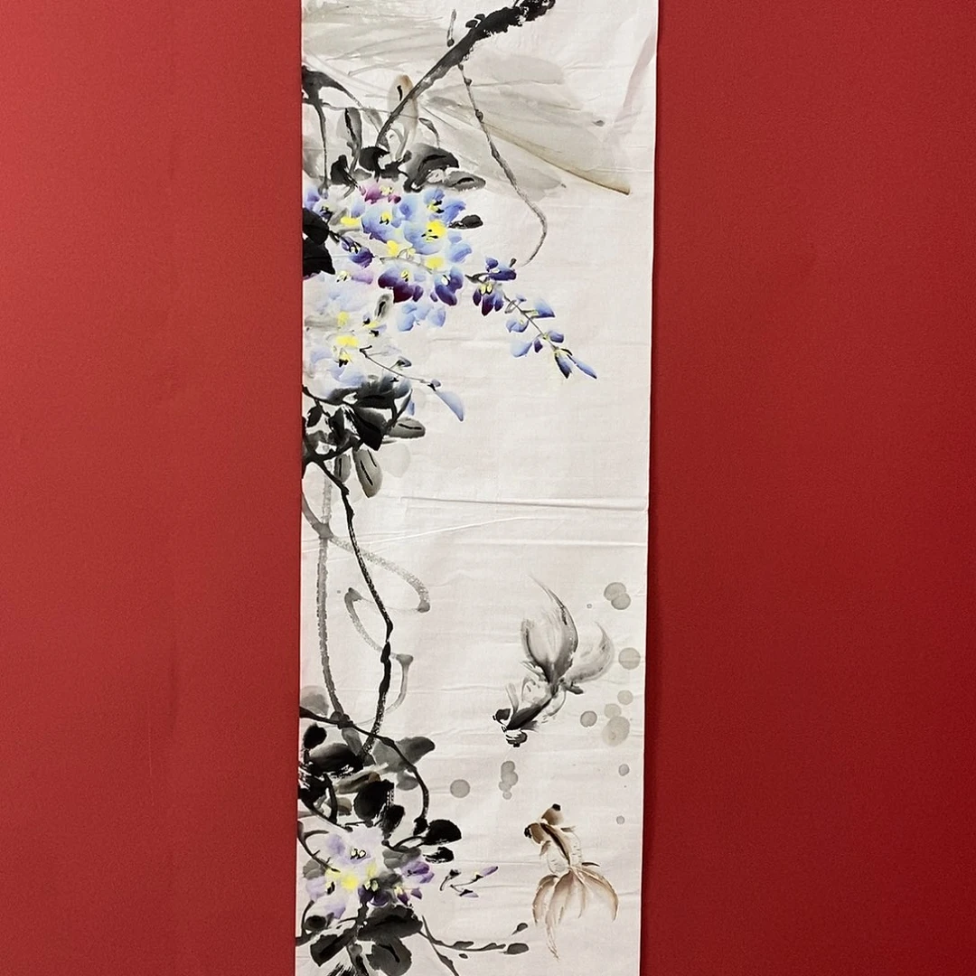 国画砚清四尺对开精品佳作