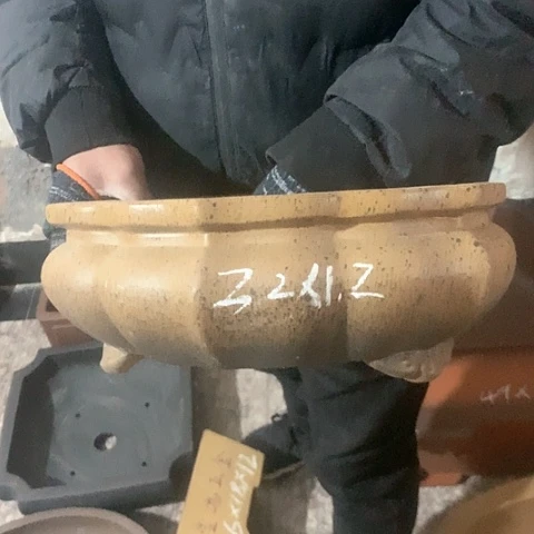 紫砂花盆手工制作