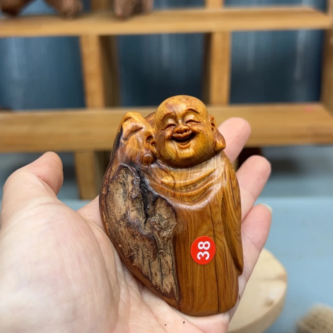 用***9木崖柏木摆件手把件