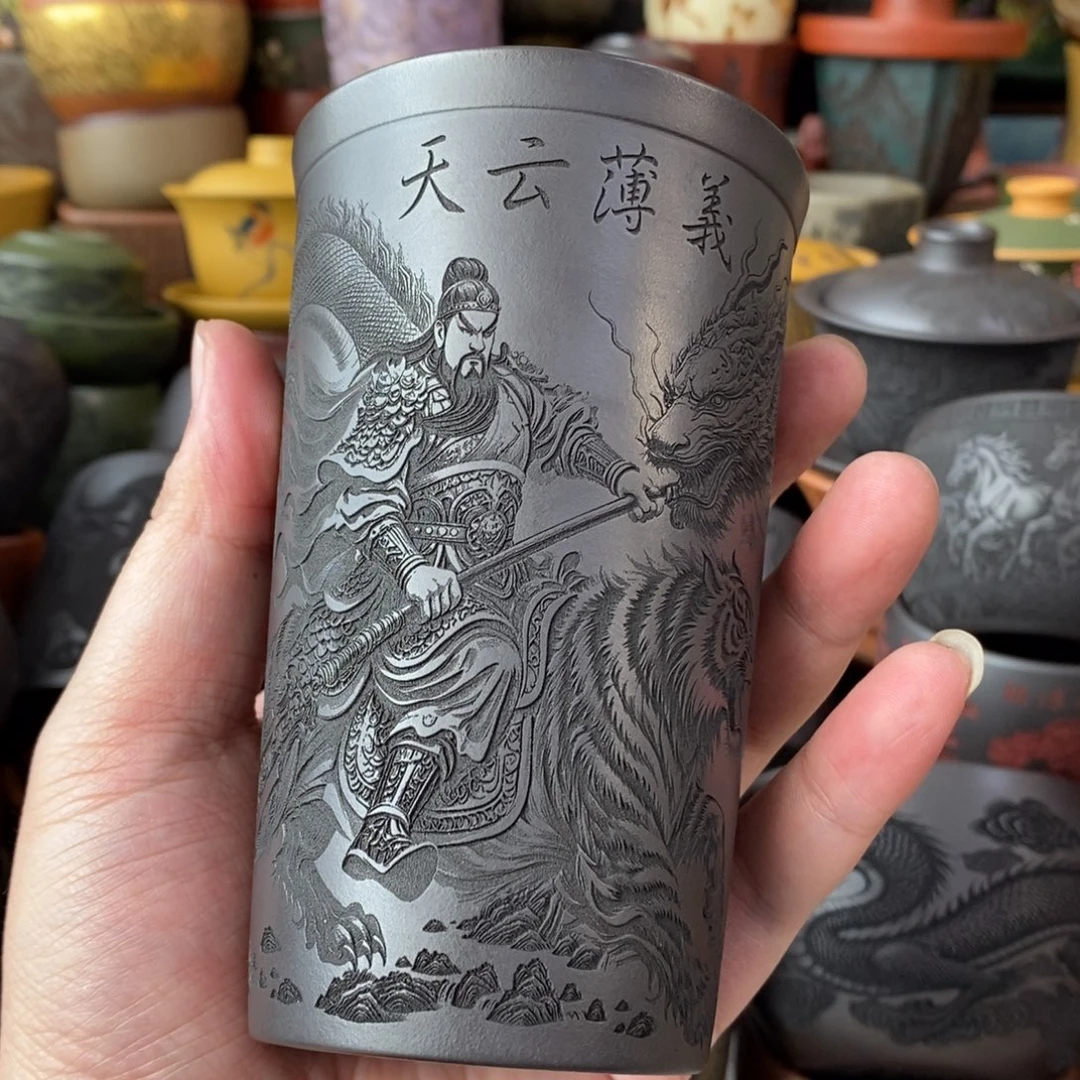 宜兴全手工紫砂杯