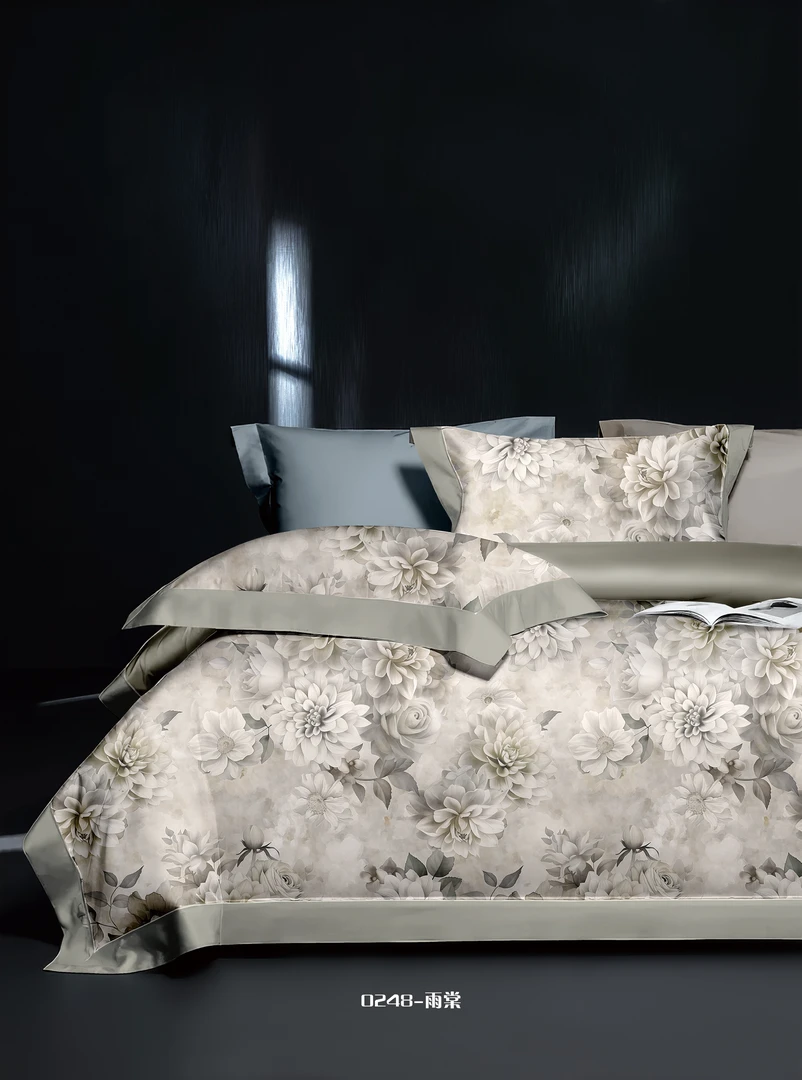 【思华年】高端天丝简约天丝四件套丝滑精美工艺春夏款四件套