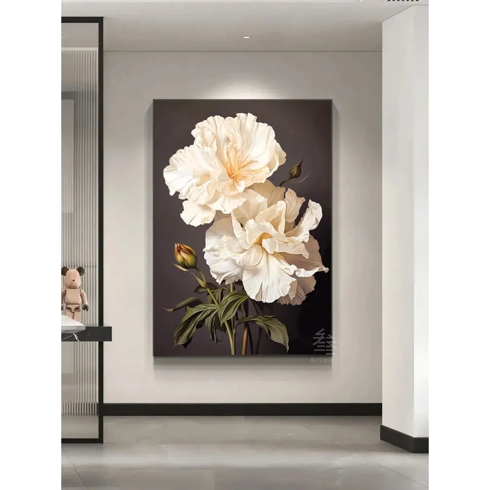 向阳花开客厅沙发背景墙挂画玄关壁画餐厅挂画砂岩背靠装饰画