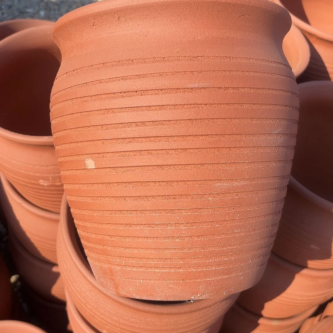 紫砂花盆口口25高26一个红桃