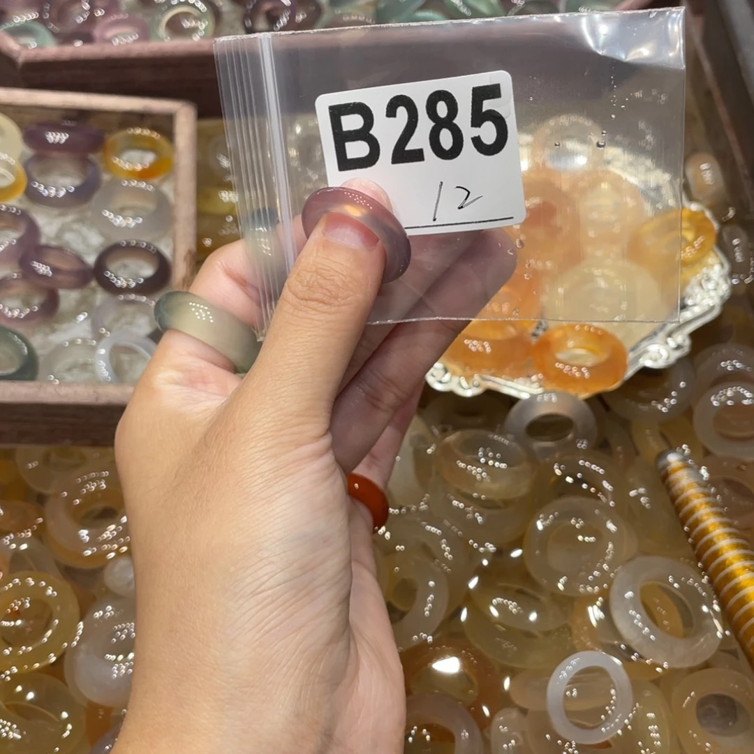 玛瑙/玉髓未镶嵌戒指285