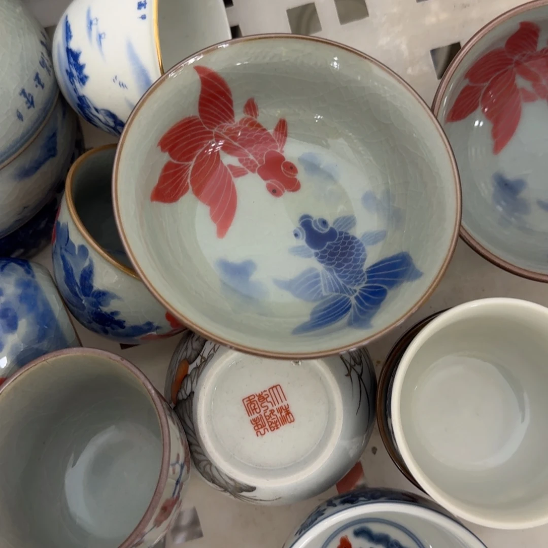 利*金玉满堂普洱杯老陶泥