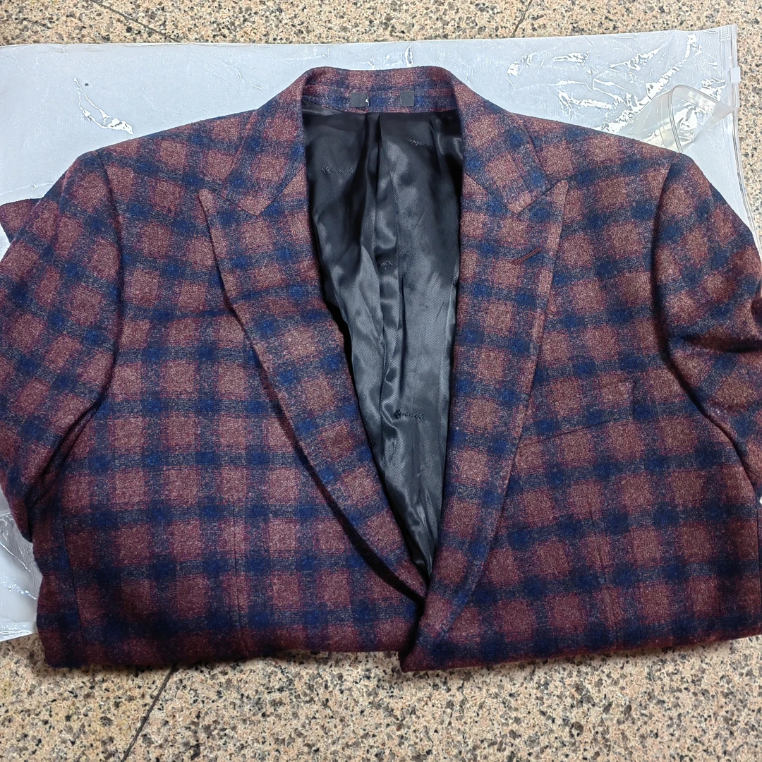 高端格纹高品质男装男士西服W3B33B