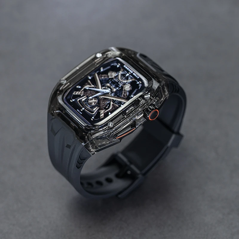 AppleWatch透明保护壳ultra适用苹果手表iwatch表带入门改装表壳