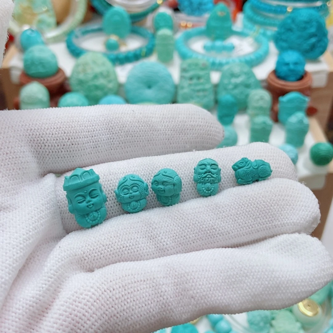 绿松石未镶嵌西游套装