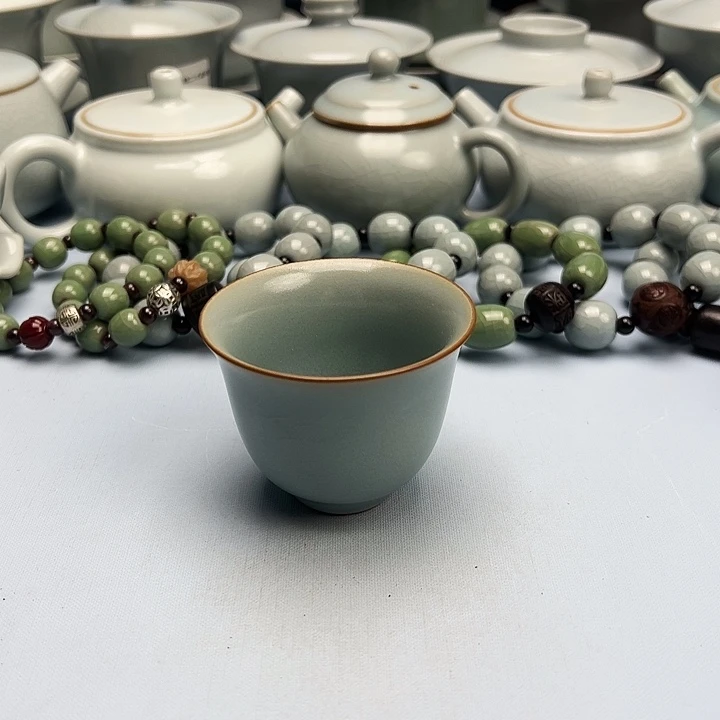 杯仿古釉铃铛杯原矿原釉原产地