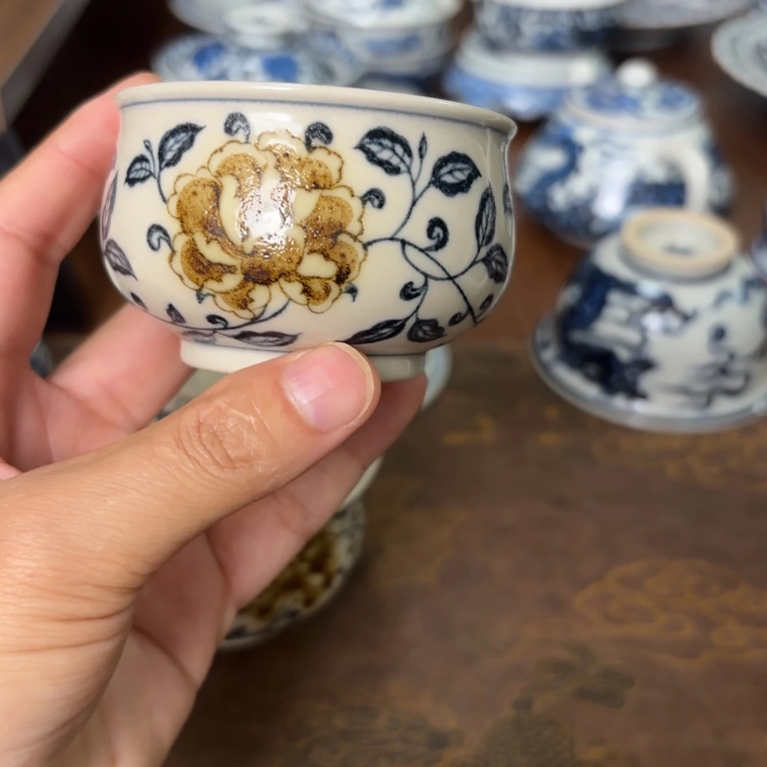 摆件景德镇手绘茶具