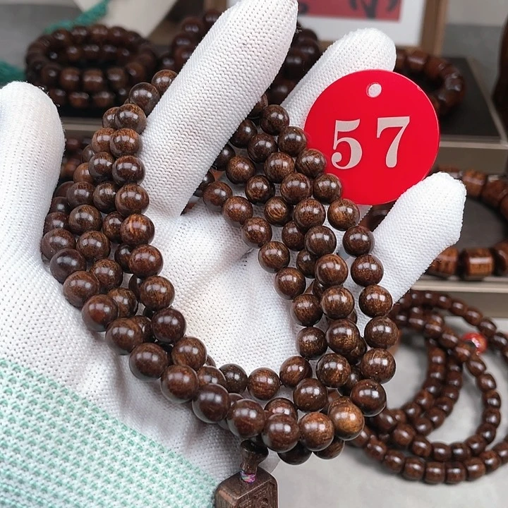 贡木其他绿珀圆珠08