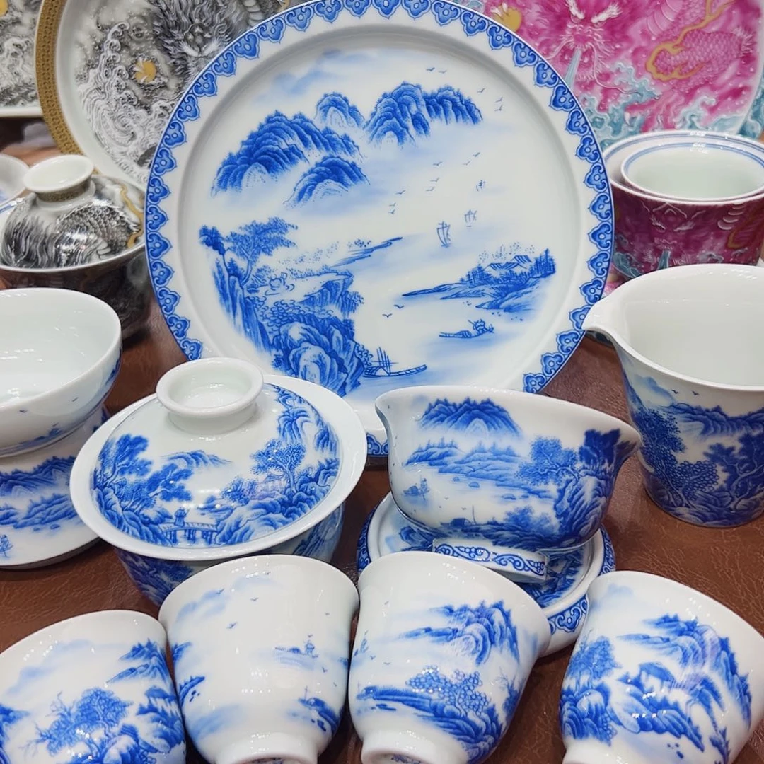 摆件景德镇陶瓷艺术展演区