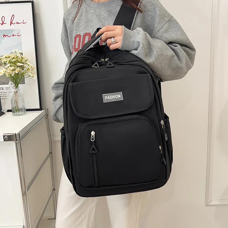 隆学2025年新款双肩包初高中学生超大容量超轻便减负护脊双肩书包