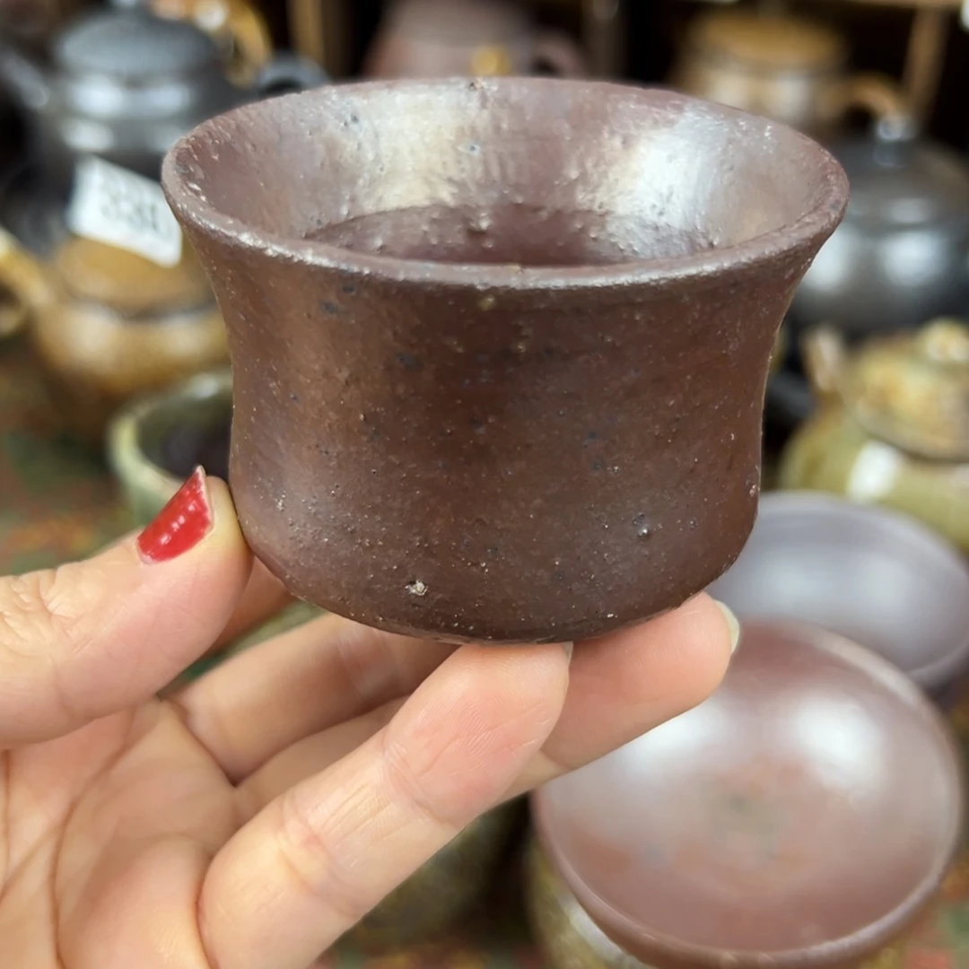 柴烧茶器柴烧茶器主人杯