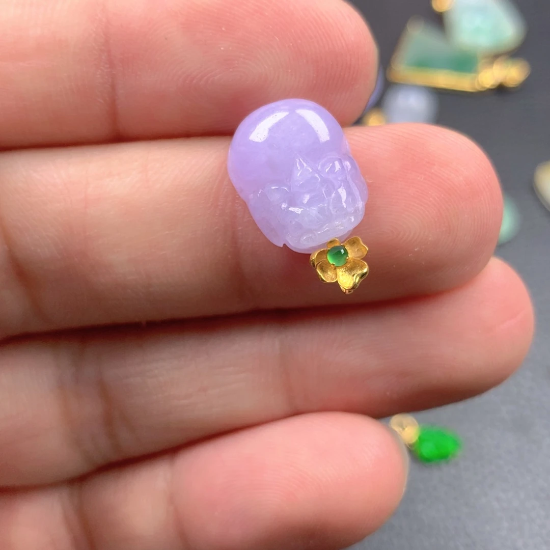 【闪购商品】翡翠18K金镶嵌颈饰翡翠