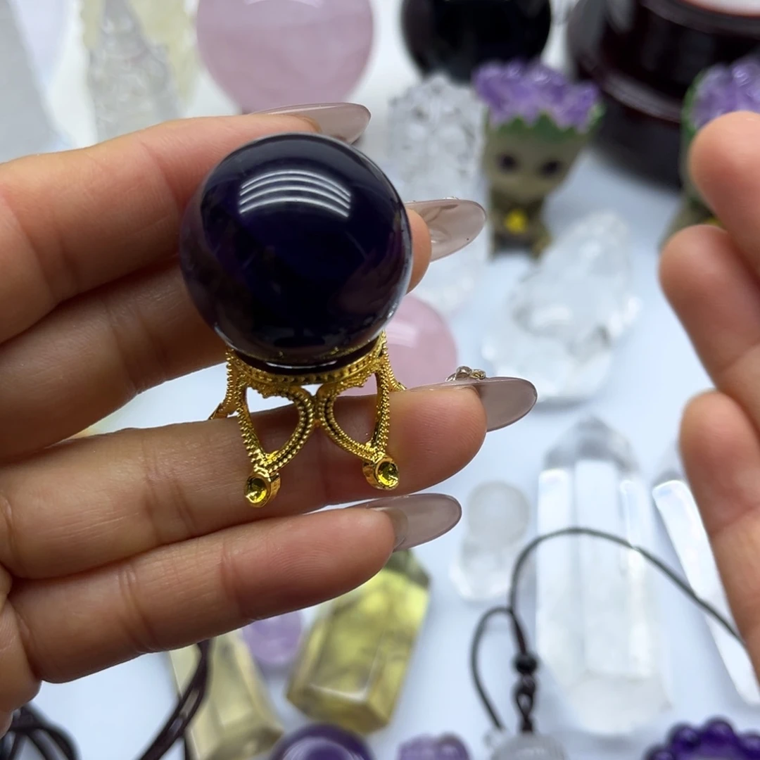 水晶项链摆件未镶嵌