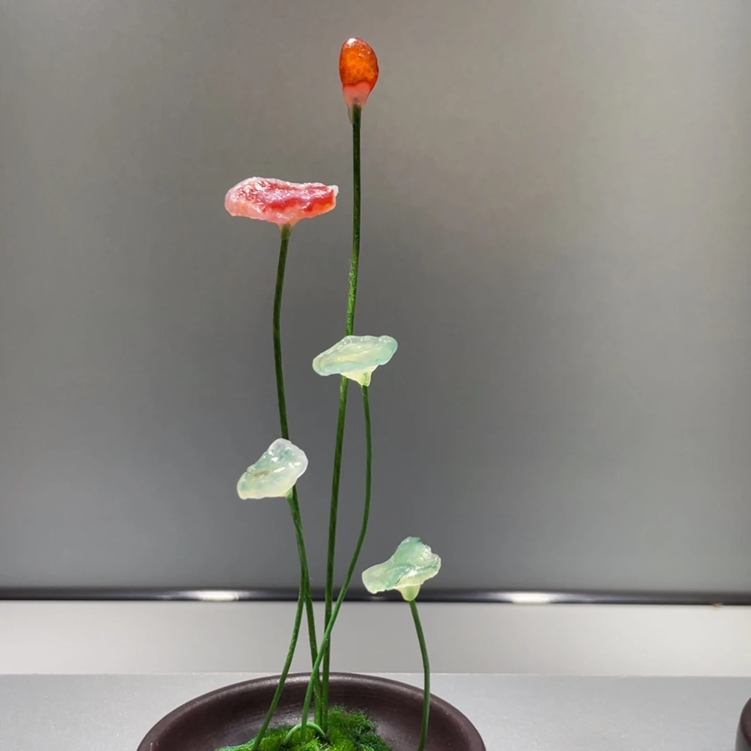 石材阿拉善荷花小品组合