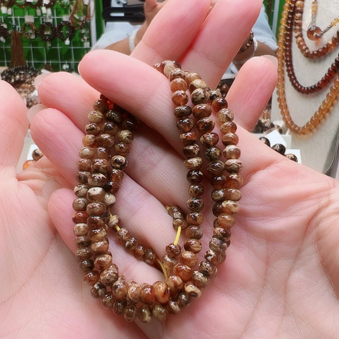 未镶嵌琥珀裸石抚顺琥珀5花蜡