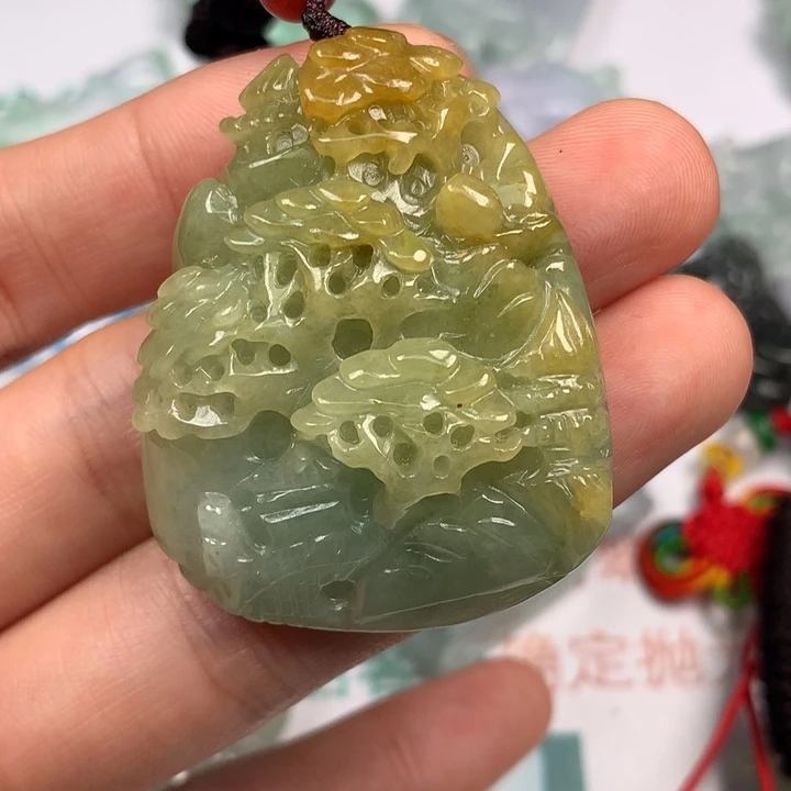 颈饰未镶嵌翡翠翡翠