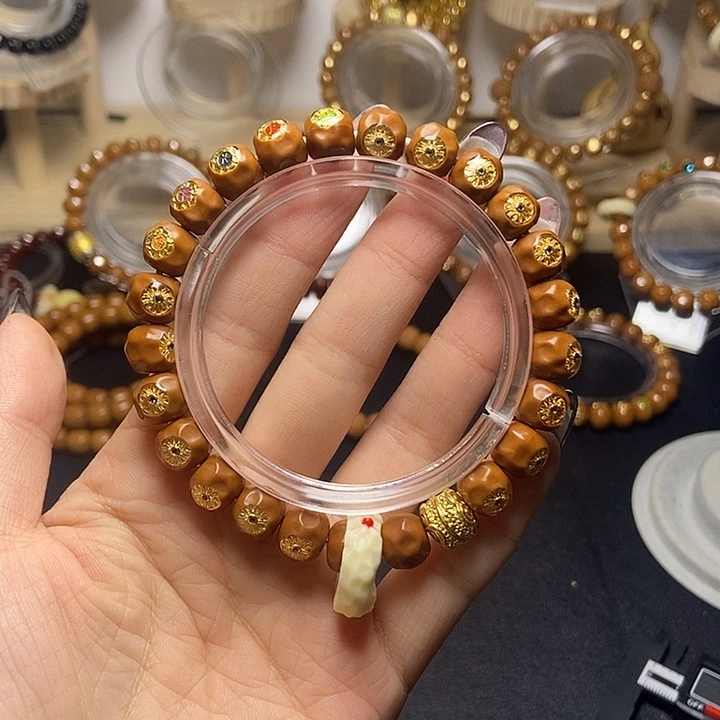 手串猴头核桃满标毕业黑金深坑奶酪9mm➕配饰无售后闪购2