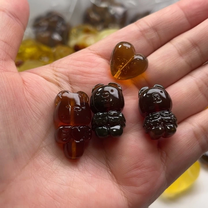 琥珀颈饰未镶嵌琥珀蜜蜡