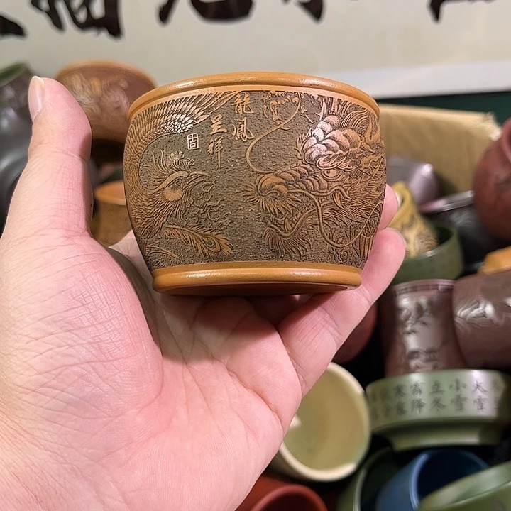 茶杯紫砂全手工紫砂主人杯