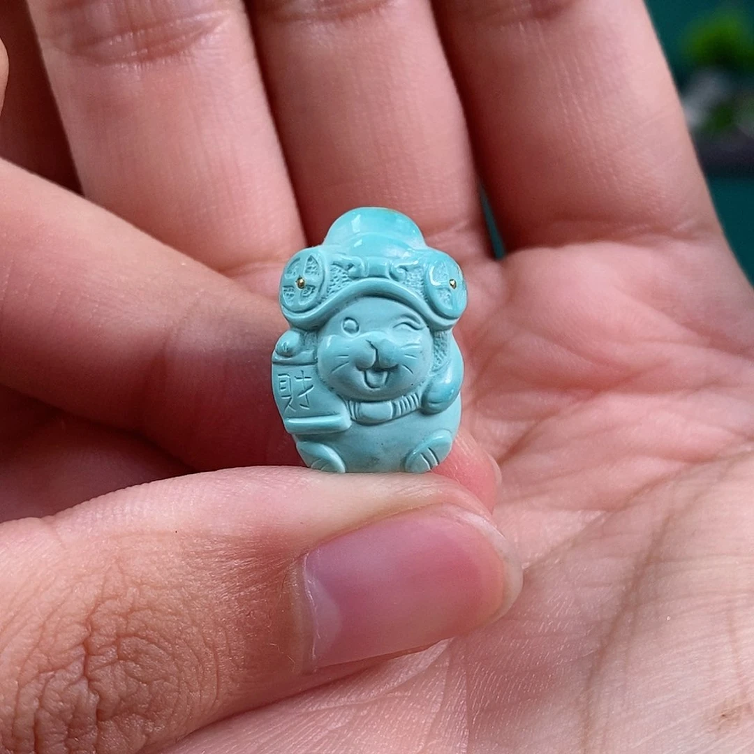 绿松石珠宝奇石未镶嵌